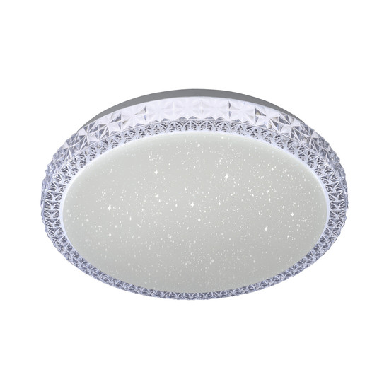 JUST LIGHT FRIDA LED Deckenleuchte CCT 9,3W transparent 14370-00