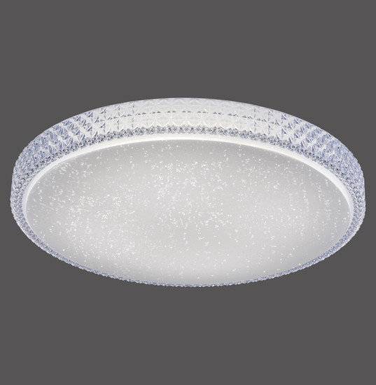 JUST LIGHT FRIDA LED Deckenleuchte Steuerbare Lichtfarbe 40W Transparent/Weiß 14372-00