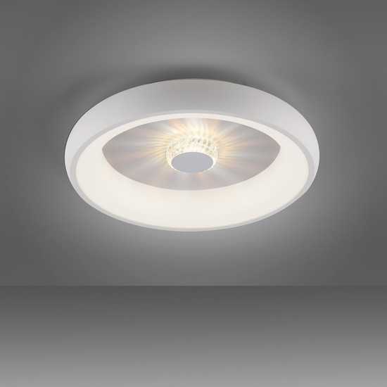 JUST LIGHT VERTIGO LED Deckenleuchte CCT Dimmbar 29W weiss 14384-16