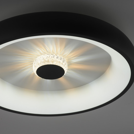 JUST LIGHT VERTIGO LED Deckenleuchte CCT Dimmbar 29W schwarz 14384-18