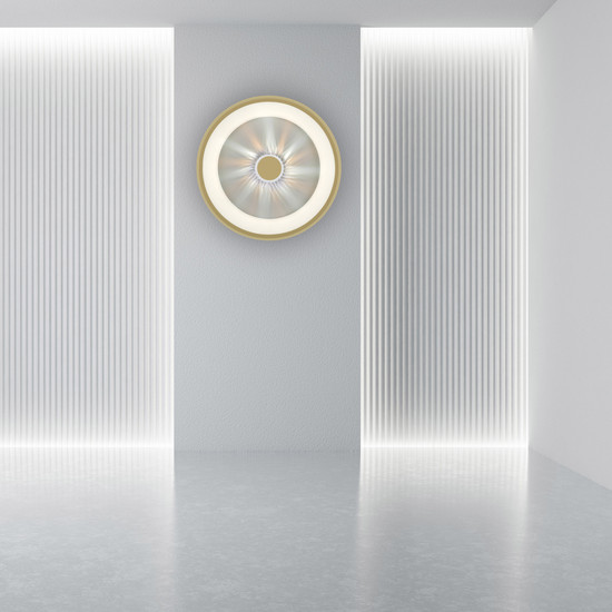 JUST LIGHT VERTIGO LED Deckenleuchte CCT Dimmbar 29W messingmatt 14384-60