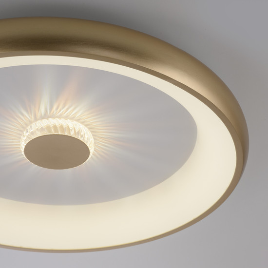 JUST LIGHT VERTIGO LED Deckenleuchte CCT Dimmbar 37W messingmatt 14386-60