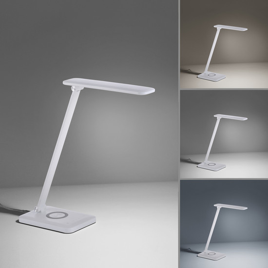 JUST LIGHT FLORENTINA LED Tischleuchte CCT Dimmbar 5W weiss 14415-16