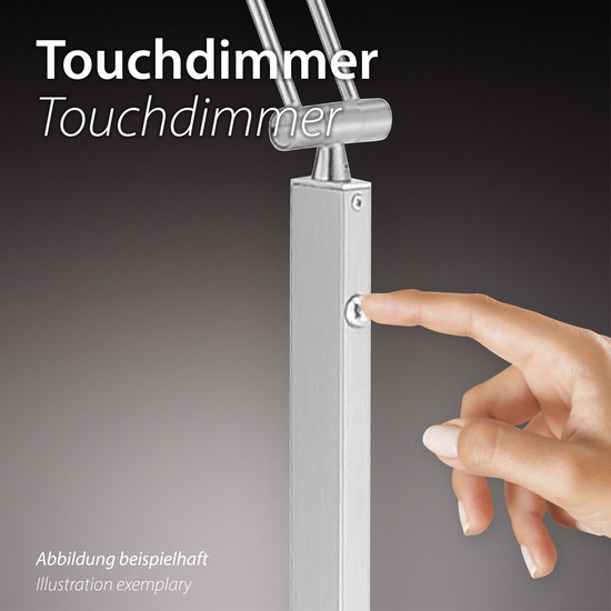 JUST LIGHT FLORENTINA LED Tischleuchte CCT Dimmbar 5W weiss 14415-16