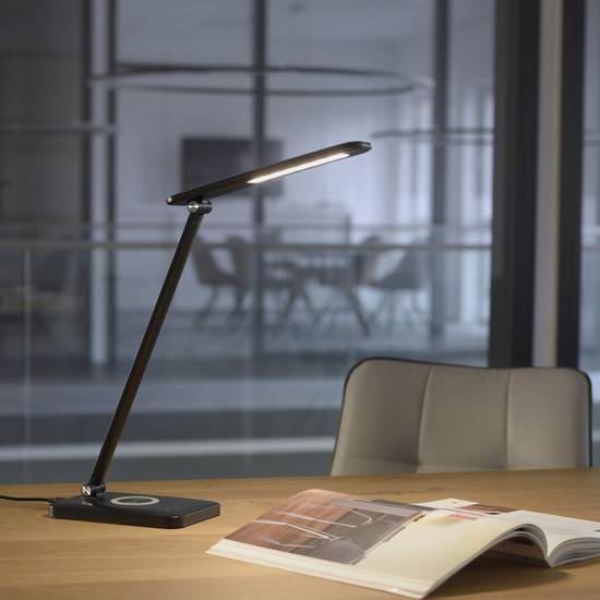 JUST LIGHT FLORENTINA LED Tischleuchte CCT Dimmbar 5W schwarz 14415-18