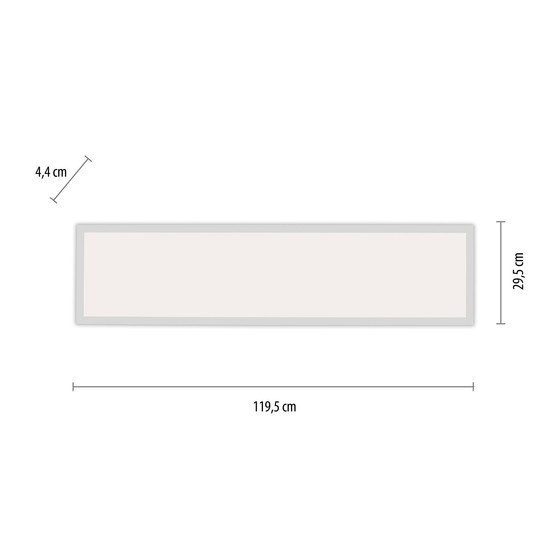 JUST LIGHT FLAT LED Deckenleuchte CCT Dimmbar 35W weiss 14533-16