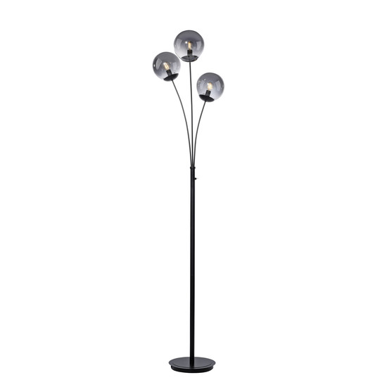 JUST LIGHT BIG WIDOW Stehleuchte E14 max. 25W 3-fach schwarz 14603-18