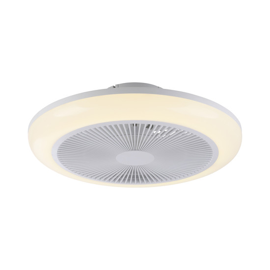 JUST LIGHT BRENDA LED Deckenleuchte mit Ventilator CCT Dimmbar 22W weiss 14623-16