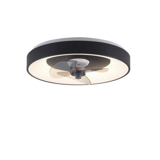 JUST LIGHT VENIKA LED Deckenleuchte CCT Dimmbar 36W schwarz 14644-18