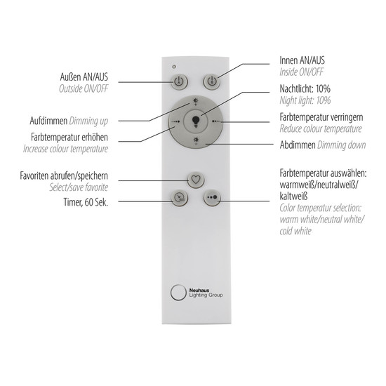 JUST LIGHT ASMIN LED Deckenleuchte CCT Dimmbar 45W stahl 14693-55