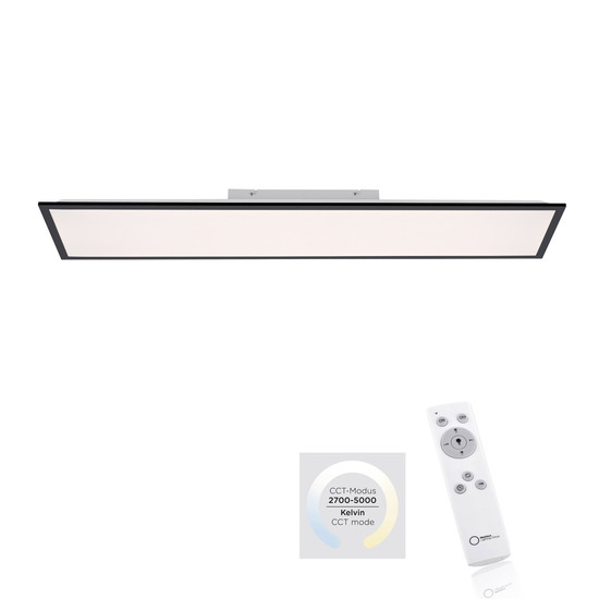 JUST LIGHT FLAT LED Deckenleuchte CCT Dimmbar 36W schwarz 14757-18