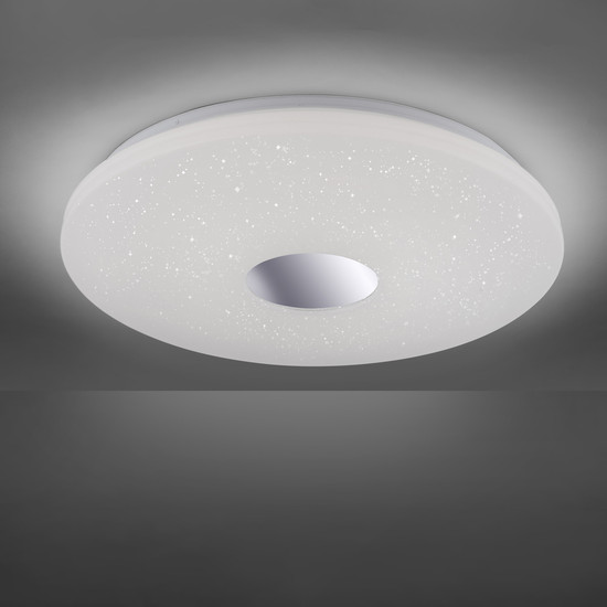 JUST LIGHT LAVINIA LED Deckenleuchte Warmweiss 40W chrom IP44 14822-17
