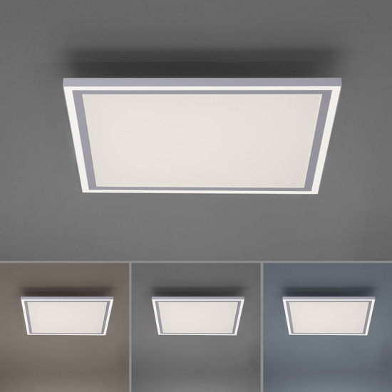 JUST LIGHT EDGING LED Deckenleuchte CCT Dimmbar 44W weiss 14851-16