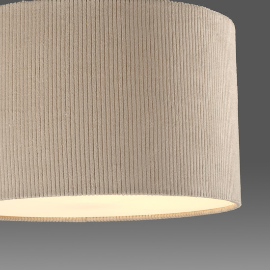 JUST LIGHT DURO Deckenleuchte E27 max. 10W sand 14891-39