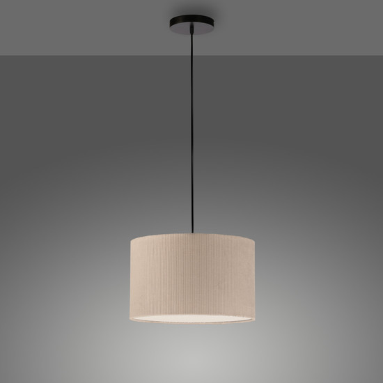 JUST LIGHT DURO Pendelleuchte E27 max. 10W sand 14892-39