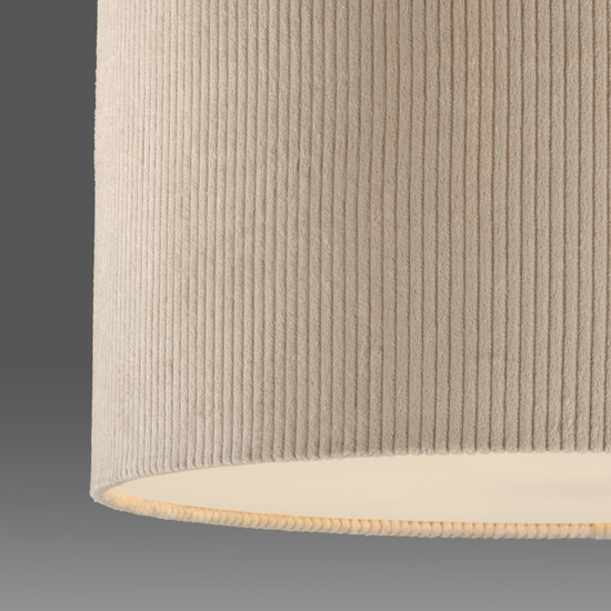 JUST LIGHT DURO Pendelleuchte E27 max. 10W sand 14892-39