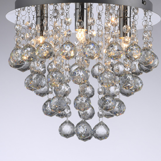 JUST LIGHT KULUNKA Kronleuchter G9 max. 5W 4-fach chrom 15063-17