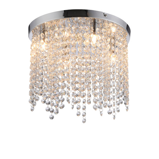 JUST LIGHT KULUNKA Kronleuchter G9 max. 5W 4-fach chrom 15064-17