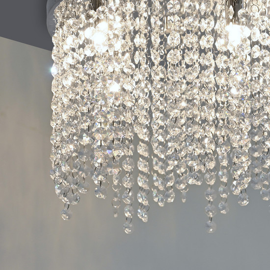 JUST LIGHT KULUNKA Kronleuchter G9 max. 5W 4-fach chrom 15064-17