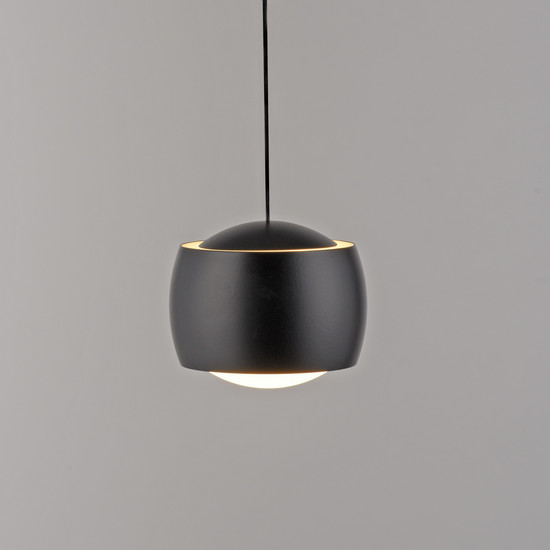 JUST LIGHT BALLINI LED Pendelleuchte Warmweiss 5,2W schwarz 15260-18