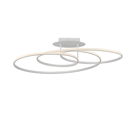 JUST LIGHT LUMACA LED Deckenleuchte Warmweiss 33W weiss 15321-16