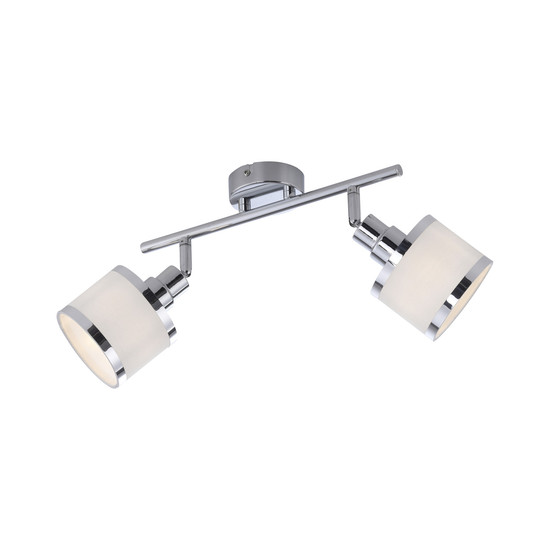 JUST LIGHT ACCOR Deckenleuchte E14 max. 25W 2-fach chrom 15372-17