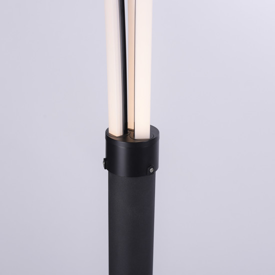 JUST LIGHT MAJA LED Stehleuchte Warmweiss 18,6W 3-fach schwarz 15383-18