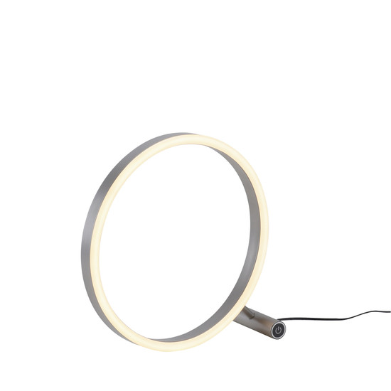 JUST LIGHT RITUS LED Tischleuchte Warmweiss Dimmbar 11,5W aluminium 15390-95