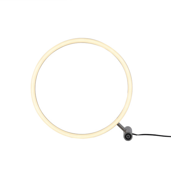 JUST LIGHT RITUS LED Tischleuchte Warmweiss Dimmbar 11,5W aluminium 15390-95