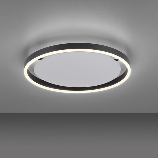 JUST LIGHT RITUS LED Deckenleuchte Warmweiss Dimmbar 20W anthrazit 15391-13