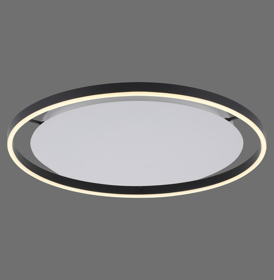 JUST LIGHT RITUS LED Deckenleuchte Warmweiss 28W Anthrazit/Weiß 15392-13
