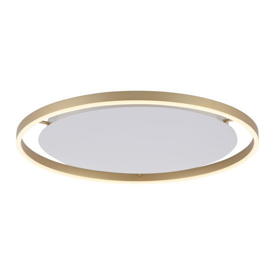 JUST LIGHT RITUS LED Deckenleuchte Warmweiss Dimmbar 28W messingmatt 15392-60
