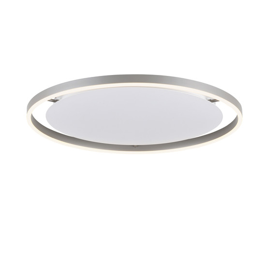 JUST LIGHT RITUS LED Deckenleuchte Warmweiss Dimmbar 28W aluminium 15392-95