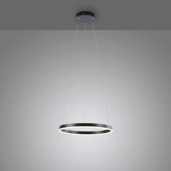 JUST LIGHT RITUS LED Pendelleuchte Warmweiss Dimmbar 20W anthrazit 15393-13