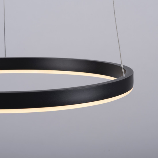 JUST LIGHT RITUS LED Pendelleuchte Warmweiss Dimmbar 20W anthrazit 15393-13