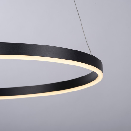 JUST LIGHT RITUS LED Pendelleuchte Warmweiss Dimmbar 28W anthrazit 15394-13