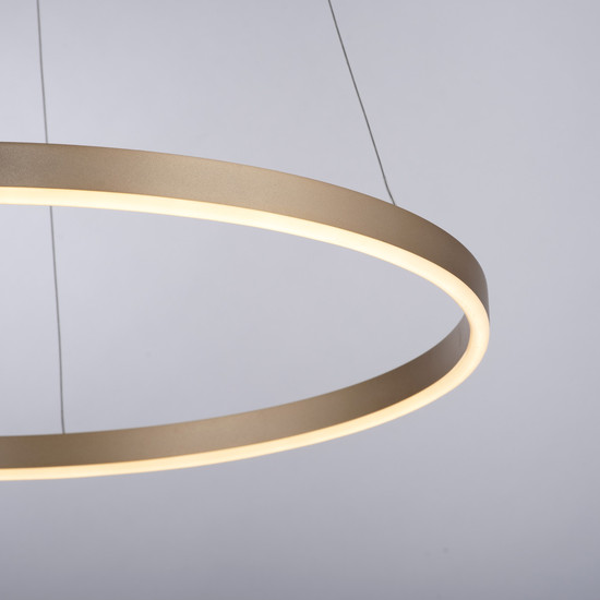 JUST LIGHT RITUS LED Pendelleuchte Warmweiss Dimmbar 28W messingmatt 15394-60