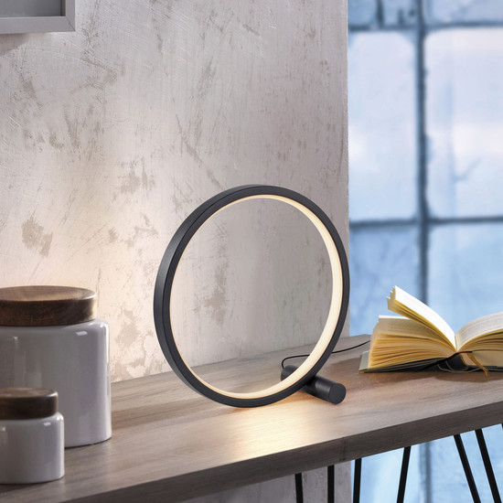 JUST LIGHT MINI RITUS LED Tischleuchte Warmweiss 10,5W schwarz 15395-18