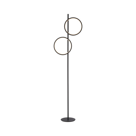 JUST LIGHT MINI RITUS LED Stehleuchte Warmweiss 21W 2-fach schwarz 15396-18