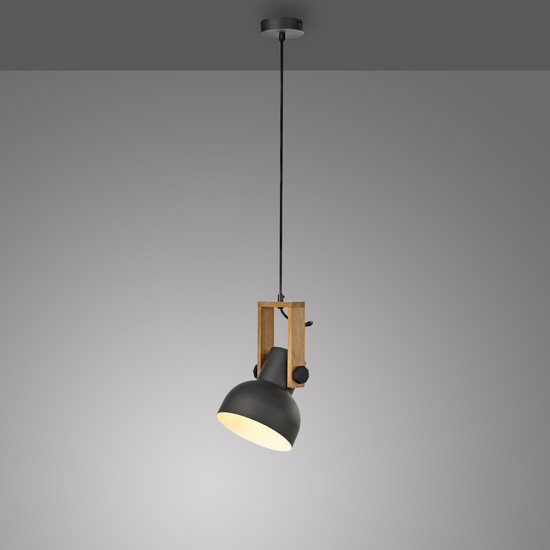JUST LIGHT CUP 2.0 Pendelleuchte E27 max. 60W schwarz 15741-18