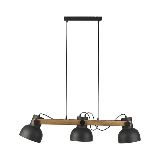 JUST LIGHT CUP 2.0 Pendelleuchte E27 max. 60W 3-fach schwarz 15743-18