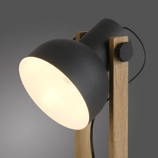JUST LIGHT CUP 2.0 Tischleuchte E27 max. 60W schwarz 15746-18