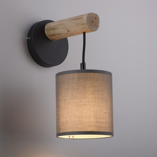 JUST LIGHT GERDA TRIBU Wandleuchte E27 max. 10W taupe 15781-29