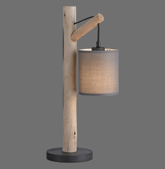 JUST LIGHT GERDA TRIBU Tischleuchte E27 max. 10W taupe 15784-29