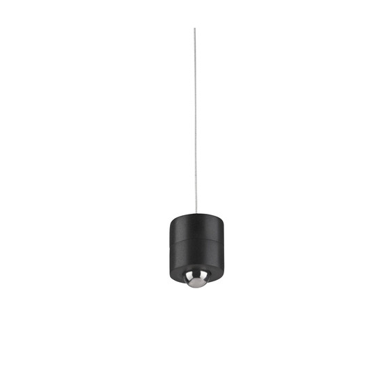JUST LIGHT ATTACH LED AKKU-Pendelleuchte Warmweiss Dimmbar 3W schwarz 18281-18