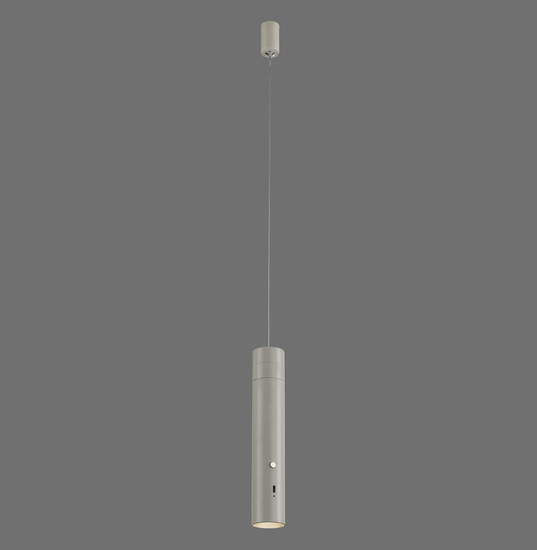 JUST LIGHT ATTACH LED AKKU-Pendelleuchte Warmweiss Dimmbar 3W greige 18281-40