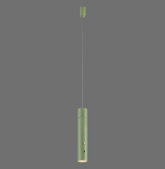 JUST LIGHT ATTACH LED AKKU-Pendelleuchte Warmweiss Dimmbar 3W grün 18281-43