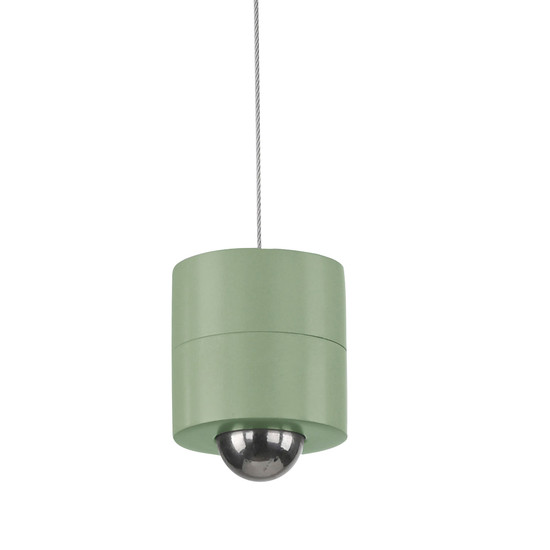 JUST LIGHT ATTACH LED AKKU-Pendelleuchte Warmweiss Dimmbar 3W grün 18281-43