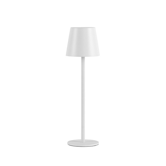 JUST LIGHT EURIA LED AKKU-Tischleuchte Warmweiss Dimmbar 2,5W weiss IP54 19250-16