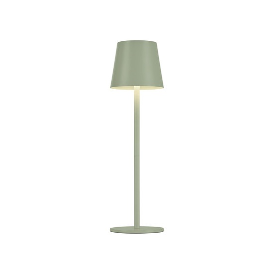 JUST LIGHT EURIA LED AKKU-Tischleuchte Warmweiss Dimmbar 2,5W grün IP54 19250-43